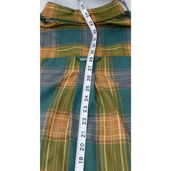 GANT Gold Yellow Nantucket Poplin Check Button Down Shirt Size 2XLT - Picture 8 of 9